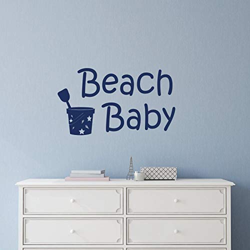 Beach Baby Decal, Beach House Wall Decal, Wall Quotes