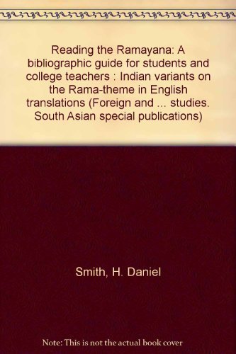 Amazon.com: Reading the Rāmayāṇa: A bibliographic guide for students ...