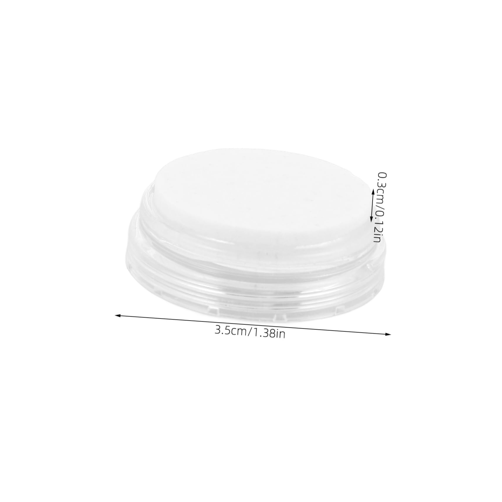 Yardwe 15 Piezas de oxigeno Almohadilla de burbujeo de Base Redonda Piezas del burbujeador del Acuario Purificación de Acuario aireador de Acuario difusor de Acuario PD