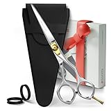 Suvorna 6” Precision Razor Edge Stainless Steel Barber Scissors Shears. Hair Styling, Trimming & Cutting. Razor Sharp Perfect for Salons & Home Use