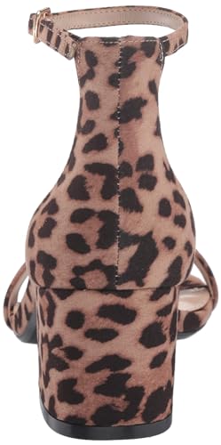 Image of Amazon Essentials Women's Two Strap Heeled Sandals with Adjustable Ankle Strap, Padded Memory Foam Insole