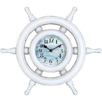 Better Homes and Gardens Captains Wheel Clock 0049353884677 Amazon