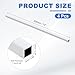 uxcell 4Pcs 6063 Square Aluminum Tube, 10mm x 10mm x 1mm Wall Thickness 305mm/12