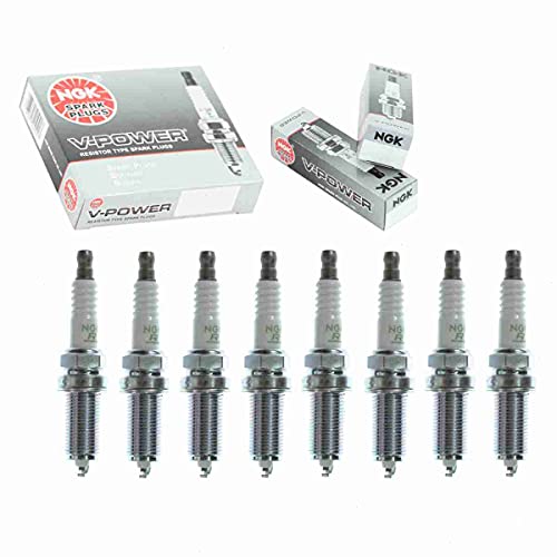 8 pc NGK V-Power Spark Plugs compatible with Toyota Tundra 4...