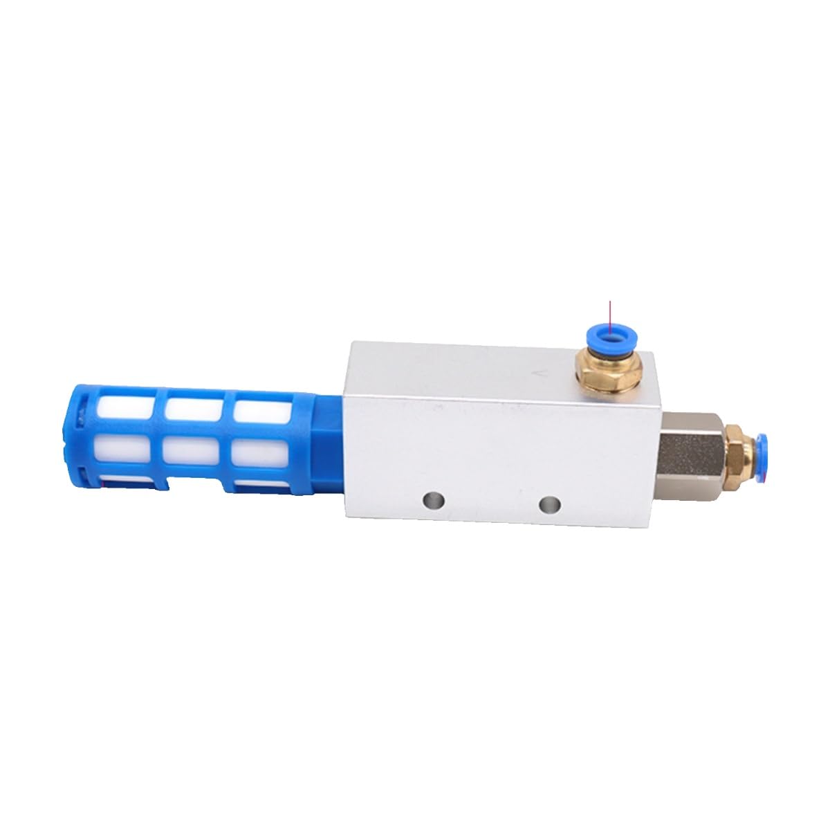 Shmkbdpf One Color 1 Pcs Vacuum Generator Pneumatic Negative Pressure Vacuum Valve Cv-10/15/20/25Hs Suction Cup Robot(Cv-25Hs (+12Mm Connector+Muffler))