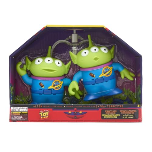 Image of Disney Store Official Talking Action Figure from Toy Story, Features Sounds and Phrases from The Movies, Interacts with Other Figures and Toys - Aliens