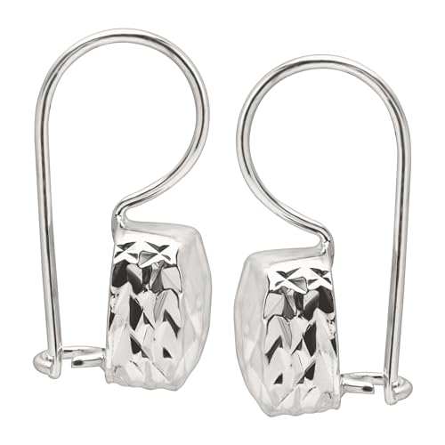Silpada 'Rounded Cube' Drop Earrings in Textured Sterling Silver3