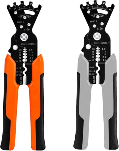Image of REWOP Multi-function Plier Tools Made of Stainless Steel with 11 Screwdriver bits with Safety Hook, Bottle Opener, Multifunction Pliers for Outdoor Backpacking & Gifting. (Crown Head)
