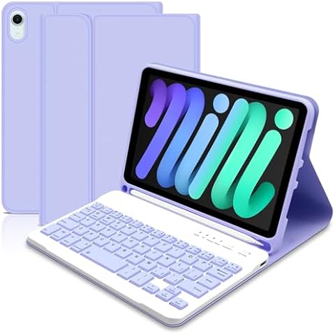 tititinita Keyboard Case for iPad Mini 7 Cover