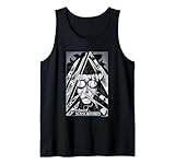 Edward Scissorhands Animated Edward Faces Big Chest Poster Tank Top