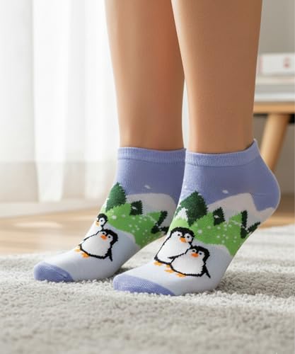 Image of Tipi Toe Women's 20 Pack Colorful Low Cut Socks - Lightweight, Breathable Design for All-Day Comfort Sizes 9-11 /10-13