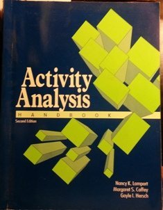 Paperback Activity Analysis Handbook (Slack Occupational Therapy) Book
