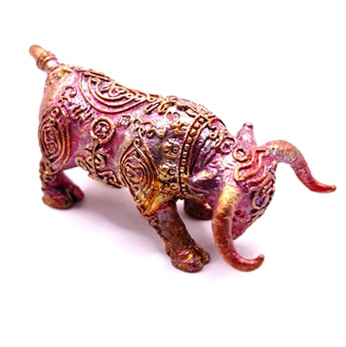 Thailand Amulets Kwai Tanoo Bull Archery "Sunantho" - Handcrafted Buffalo Archery from Wat Klang Rajakru Tharam, Ang Thong Traditional Thai Art Unique Collectible Gift & Home Decor Pendant