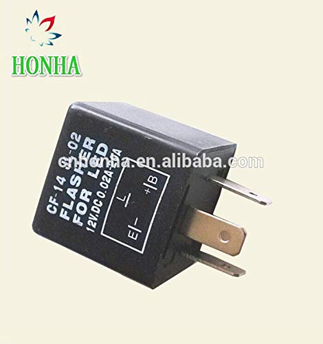 CF14 3Pin LED Flasher Relay Fix LED Light Turn Signal Hyper Flash for Car Vehicle Motorcycle Electronic JL-02 - (Color Name: 5)
