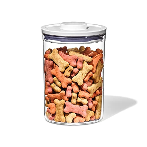 Image of OXO Good Grips Pet POP Container - 3.3 Qt /3.1 L |Ideal for up to 3lbs of Dog Food or 2.5lbs of Cat Food | Airtight Dog and Cat Food Storage Container | BPA Free