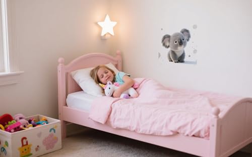 Vinilo decorativo Koala para pared infantil 11.8 x 11.8 pulg miniatura 6