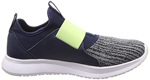 Image of Reebok Men Slip On Lp Coll Navy /Flat Grey /Elect Running Shoes-8 UK /India (42 EU)(9 US) (CN8360)
