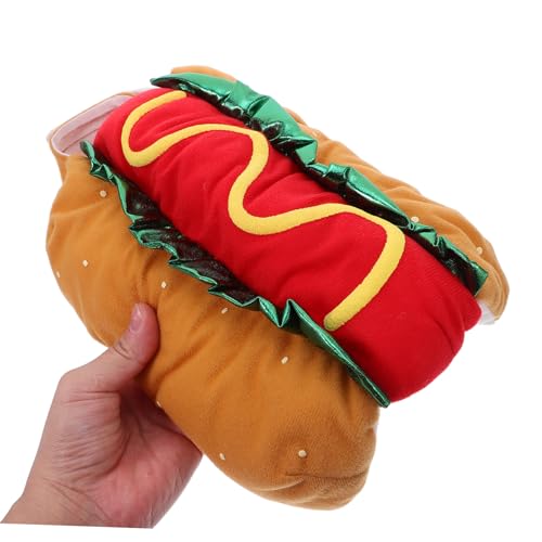 Disfraz para perro Hot Dog talla XS cómodo y elástico miniatura 4