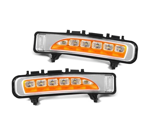 Antibrouillard pour Ford Edge 2011-2014 avec feux de jour DRL bicolore