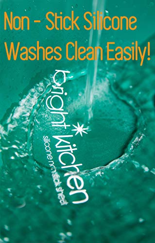 8 Silicone Dehydrator Sheets Non-Toxic For Nesco Round Dehydrators Fruit Roll Up Fruit Leather Circle Reusable Flexible Non Stick - 8 Flat Sheets #TOP4