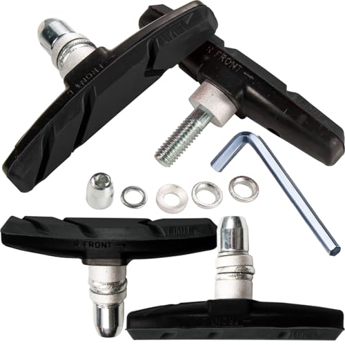 VANSIHO V-Brake Pads Set, 2 Pair Road Bike Brake Shoes