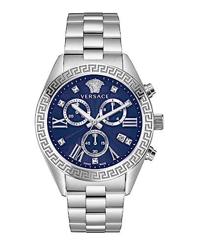 Versace Greca Chrono Collection Luxury Womens Watch Timepiece