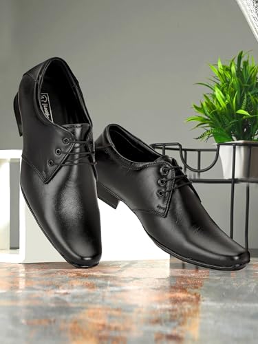 Image of Leatherful Formal Lace-up Derby Shoes| Full Grain Leather | Office, Party | Genuine Leather | Smart Casual