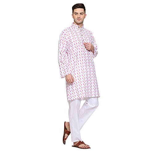 Ropa india étnica para fiestas y eventos de gala conjunto de kurta y pijama de algodón 4