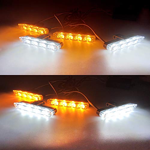 4x4 LED 4 in 1 Strobe Warning Light DC12V Emergency Flashing Beacon Lamp Ambulance Police Light Wireless Remote Strobe… - Image 7