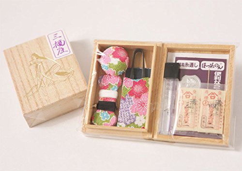 京都みすや忠兵衛友禅染お裁縫箱道具一式お裁縫揃い | 京都本
