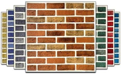 10Pcs 3D Wall Panels Peel and Stick,PE Foam DIY Self Adhesive,pannelli murali adesivi in mattoni 3D,pannelli murali in Pietra artificiale,Carta da parati autoadesiva
