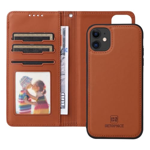 Étui iPhone 11 en cuir marron idéal pour voyager léger avec sa dragonne