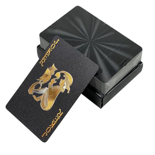 Genérico Baraja De Cartas,Juego Familiar Portátil para Noches De Diversión | Juego de Cartas para Fiestas Navideñas, Baraja de Póker Portátil para Viajes y Bares