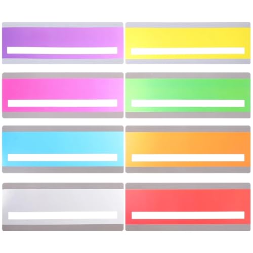 Règle de lecture guide et bande colorée de suivi visuel lot de 24 pièces