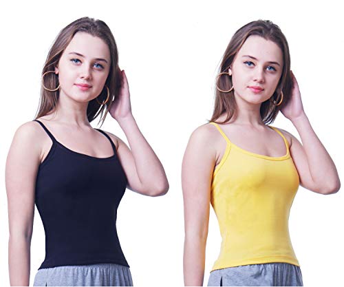 Image of Splash Women's Camisole Slip|Fine Cotton Rich Spaghetti Top for Women and Girls - 120