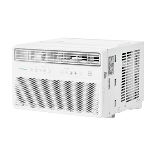 Keystone 24,000 BTU 230V Window Mounted Inverter Air Conditioner with Quiet, High Efficiency Operation and Remote, Window AC Unit for Apartment, Living Room, Bedroom, Large Rooms up to 1500-Sq. Ft.