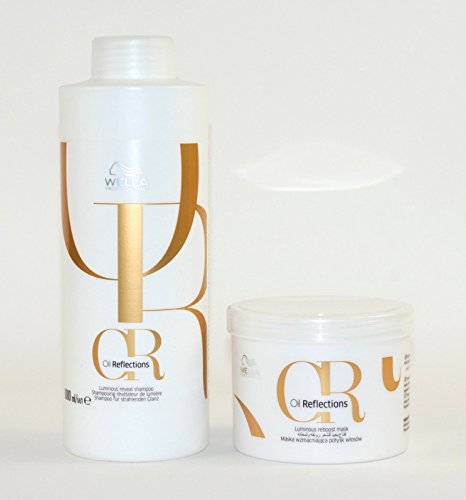 WELLA PROFESSIONALS OIL REFLECTIONS LUMINOUS SHAMPOO 1000ML & MASK 500ML DUO by Wella Professionals