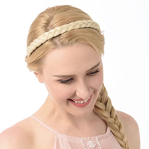 Diguan DGT Headband Synthetic Hair Plaited Headband Braid Braided thumb #4