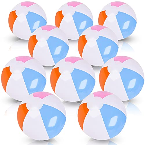 ArtCreativity Beach Balls for Kids, Pack of 12, Inflatable Summer Toys for Boys and Girls, Decorations for Hawaiian, Beach, and Pool Party, Beach Ball Party Favors ArtCreativity Beach Balls for Kids, Pack of 12, Inflatable Summer Toys for Boys and Girls, Decorations for Hawaiian, Beach, and Pool Party, Beach Ball Party Favors