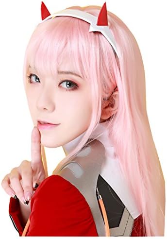 DIDACOS Darling in The FRANXX Cosplay Headwear Hairpin Wig Accessories