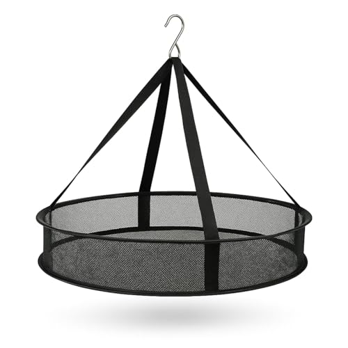 Weedness Trockennetz Kräuter Ø 46 cm 1 Lagig – Grow Netz Kräuter Trocknen Trocknungsnetz zum Aufhängen Gemüse Früchte Kräuternetz