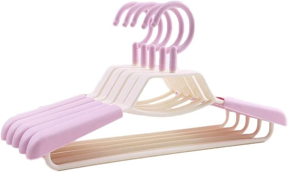 HCZKIUJY Hangers For Clothes,Plastic Hangers Retractable 10 Wet And Dry Hangers Suitable For Clothes Rail And Closet hangers for clothes non slip