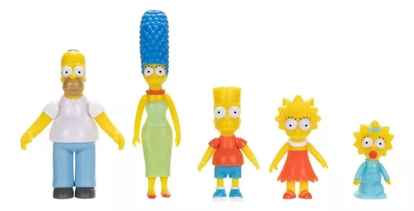 Amazon.com: Jakks Pacific The Simpsons Diorama Family Figures