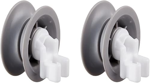 00611666-2 BOSCH - Rueda inferior para lavavajillas Bosch - Ajuste exacto para lavavajillas Bosch & Kenmore, paquete de 2