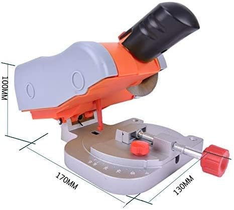 Mini Cut-off Miter Saw for Cutting Metal Wood Plastic Arts & Crafts, 110V Benchtop Cut Off Miter Power Saw Tool with 2" Blade 1/2" Cutting Depth Meter