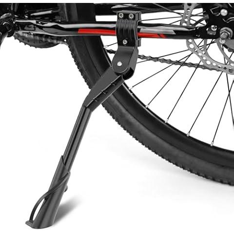 Cyfie Bike Kickstand, Universal Rear Side Bicycle Kickstand for 24 26 27 29 inch, Adjustable Kick Stands for Adult Bike 24" to 29" Mountain Bike 700 Road Bike BMX MTB Kickstand Cover