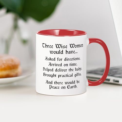 Taza de cerámica 11 oz Three Wise Women miniatura 4