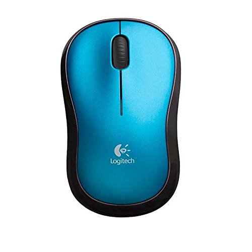 Image of Logitech M185 Wireless Mouse, 2.4GHz with USB Mini Receiver, 12-Month Battery Life, 1000 DPI Optical Tracking, Ambidextrous, Compatible with PC, Mac, Laptop - Blue (Pack of 4)