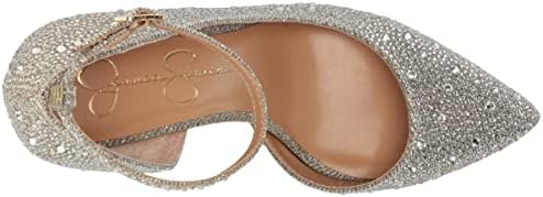 Jessica Simpson Women's Ormanda Embellished Platform Pump, Gold, 7.5 | Image 4