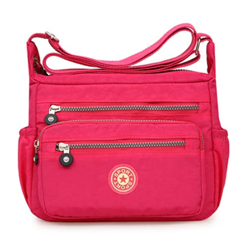 Image of Single shoulder Messenger Crossbody Bag Nylon Purse Satchel Travel Women Lady Fashion Top Handle